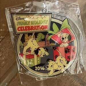 Disney Dalmatians Holiday Ornament - Red, Green, Black